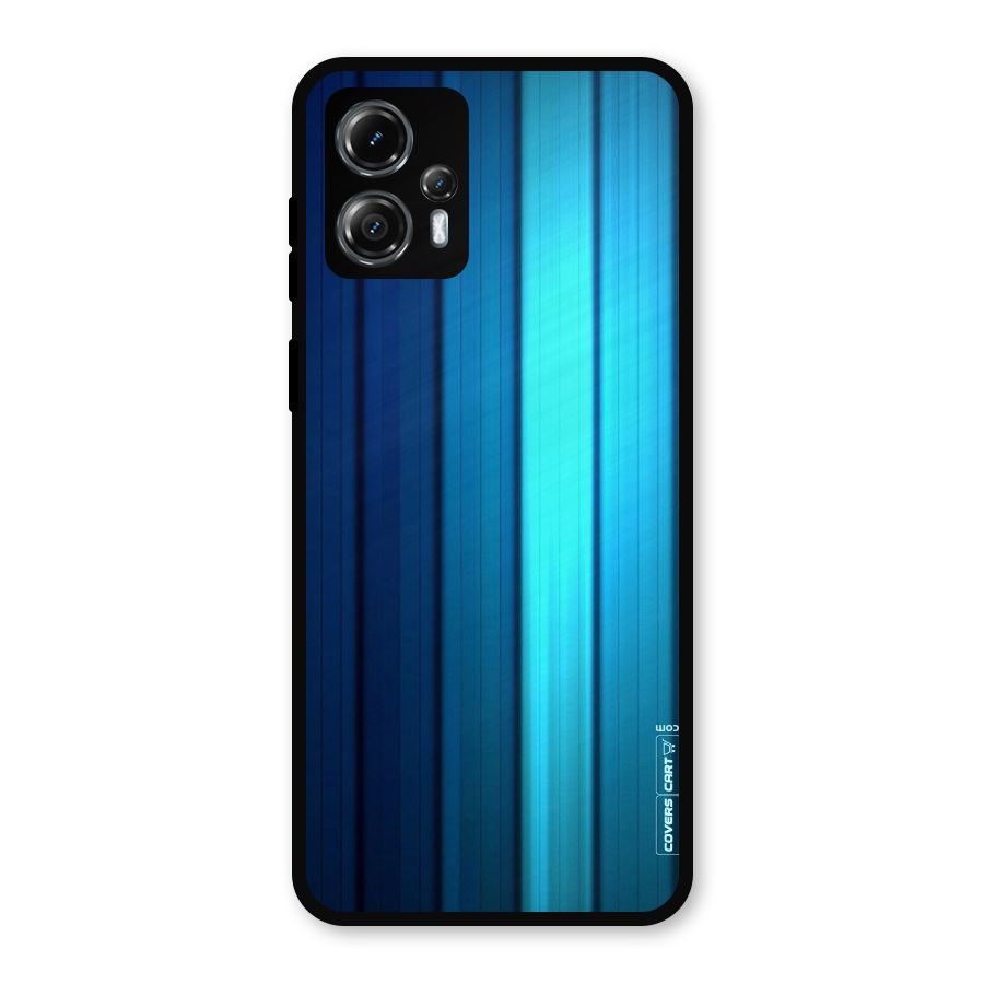 Blue Hues Metal Back Case for Moto G13