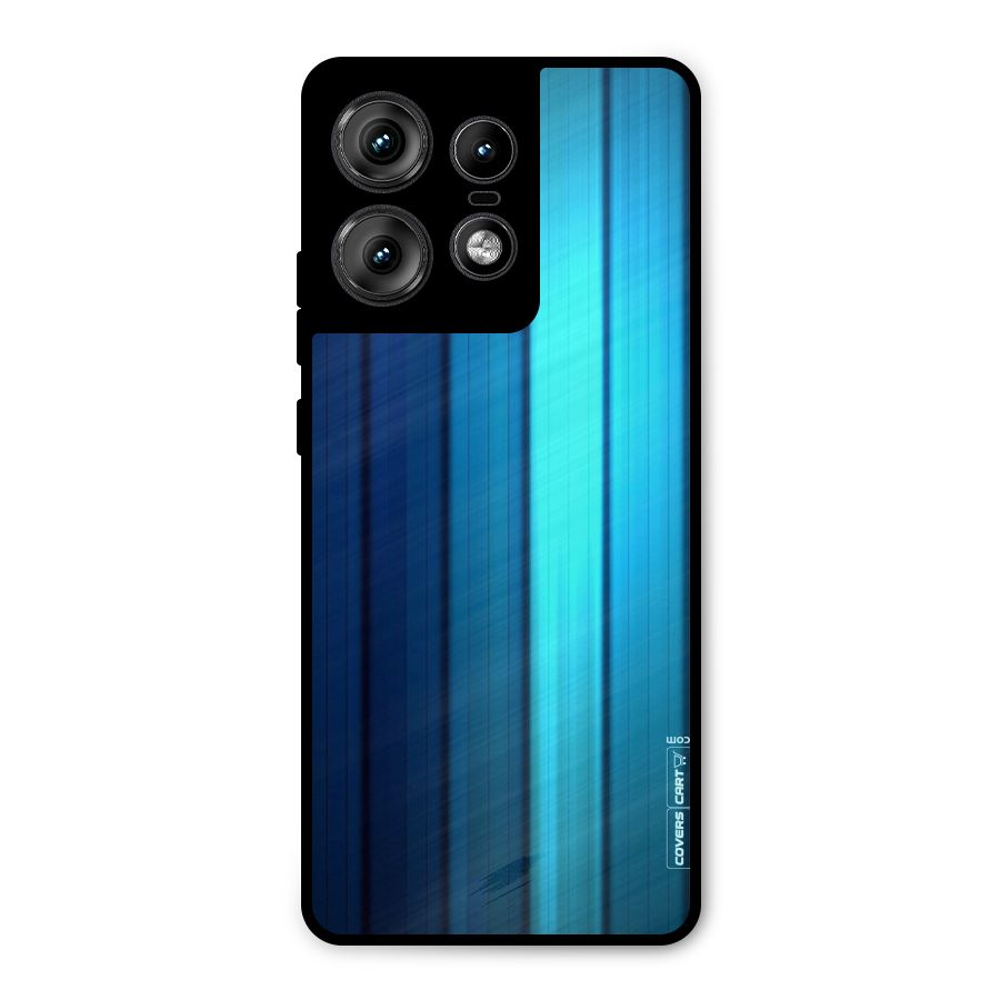 Blue Hues Metal Back Case for Motorola Edge 50 Pro