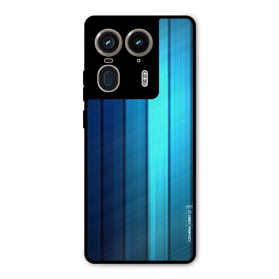Blue Hues Metal Back Case for Motorola Edge 50 Ultra