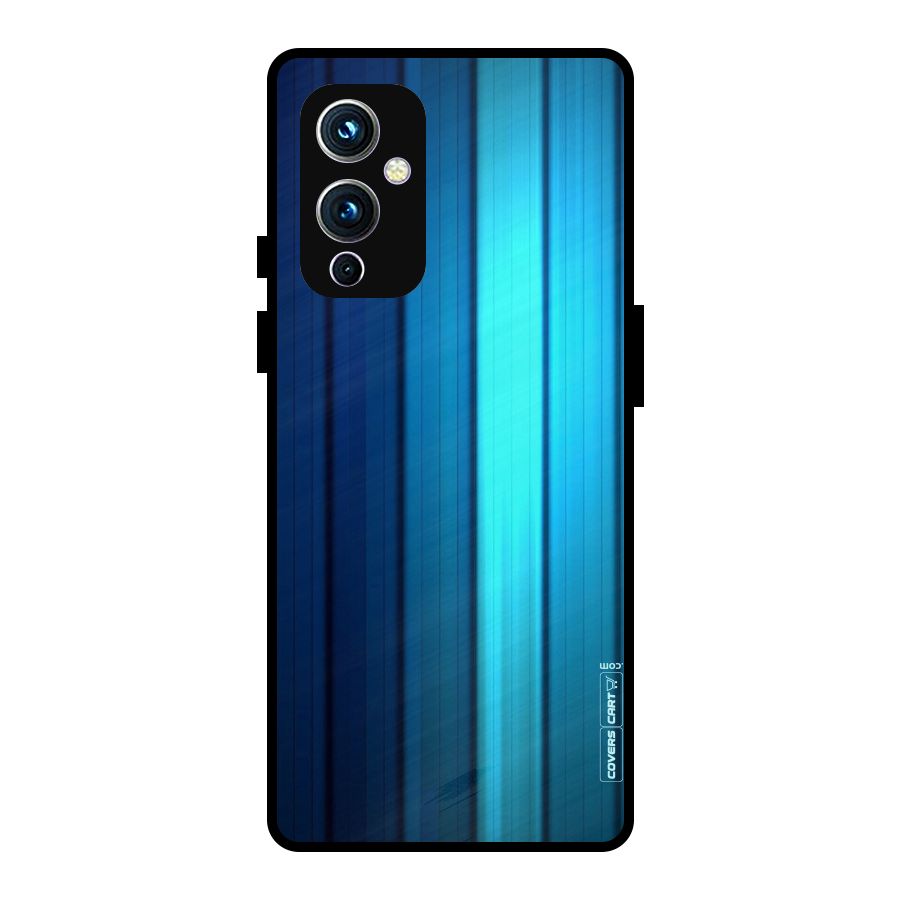 Blue Hues Metal Back Case for OnePlus 9