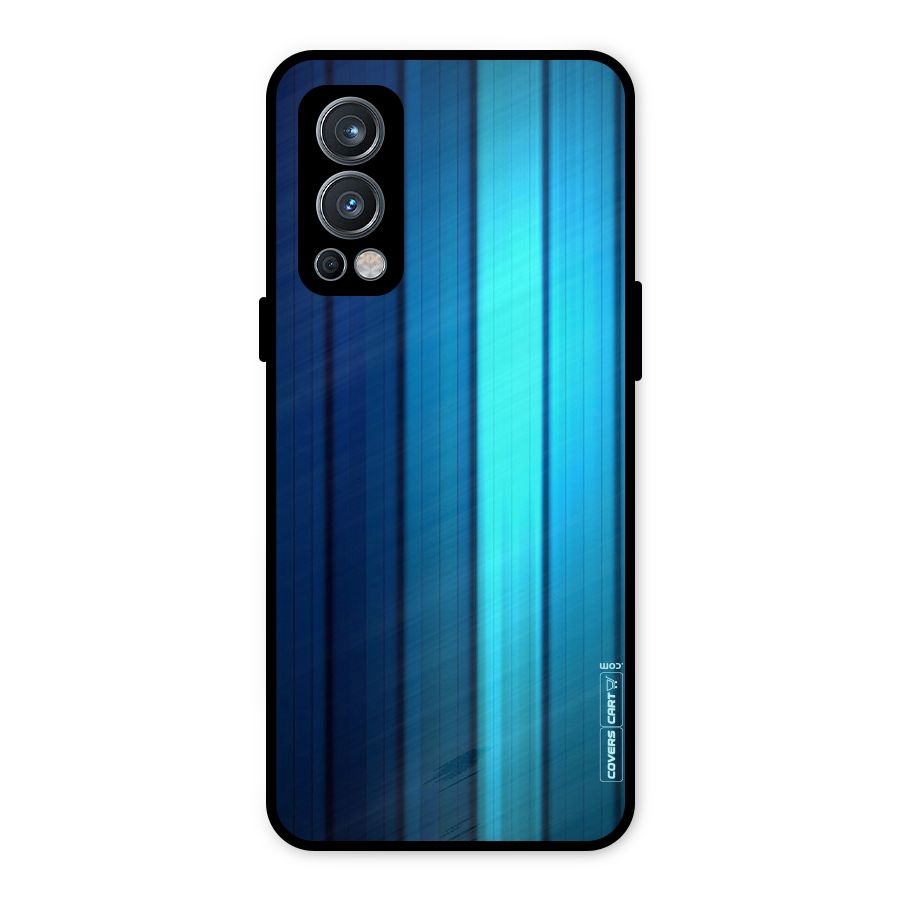 Blue Hues Metal Back Case for OnePlus Nord 2 5G