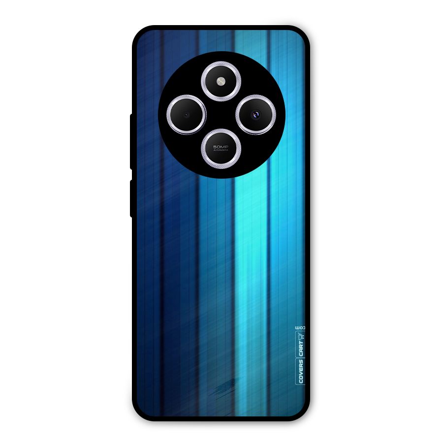 Blue Hues Metal Back Case for Poco C75 5G