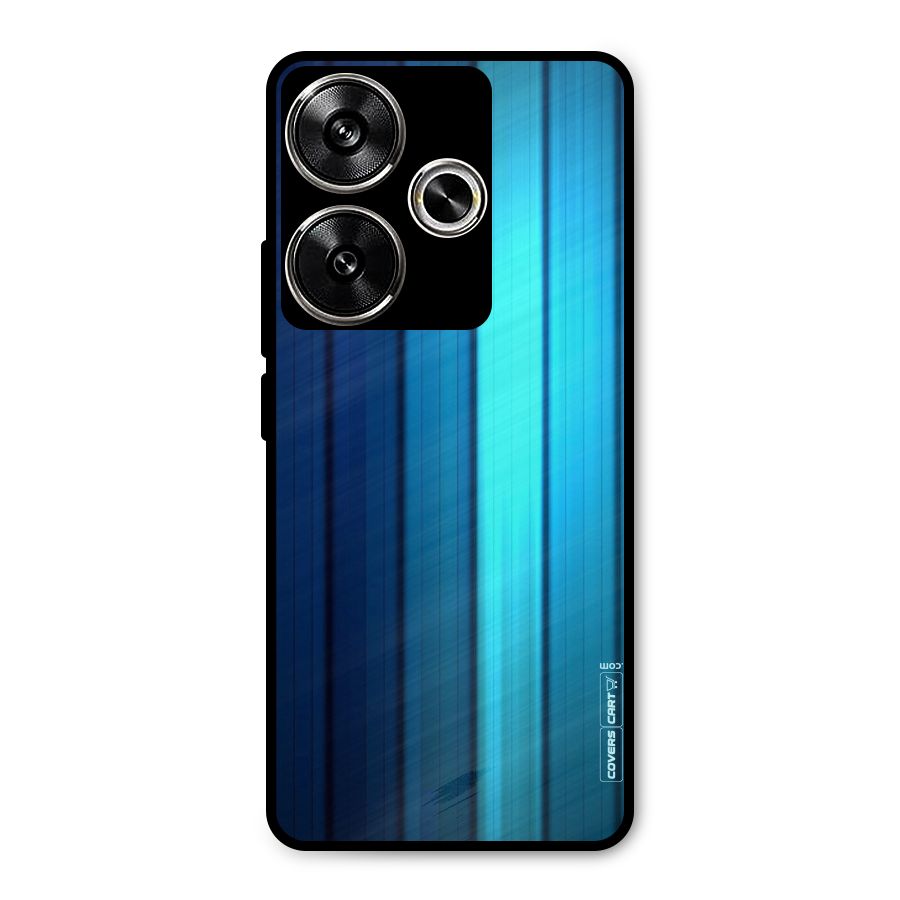 Blue Hues Metal Back Case for Poco F6