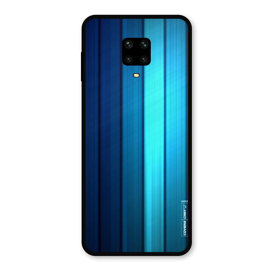 Blue Hues Metal Back Case for Poco M2 Pro