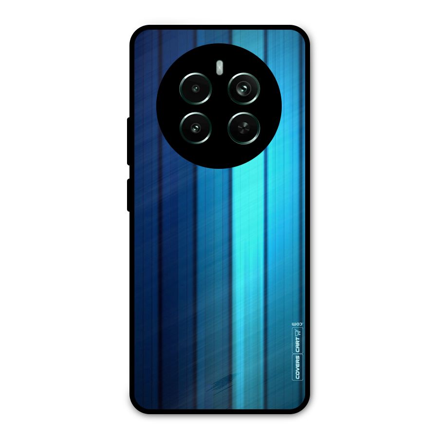 Blue Hues Metal Back Case for Realme 12 Pro Plus