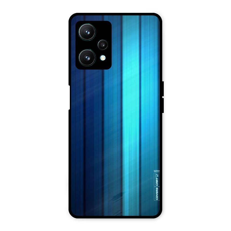 Blue Hues Metal Back Case for Realme 9 Pro 5G