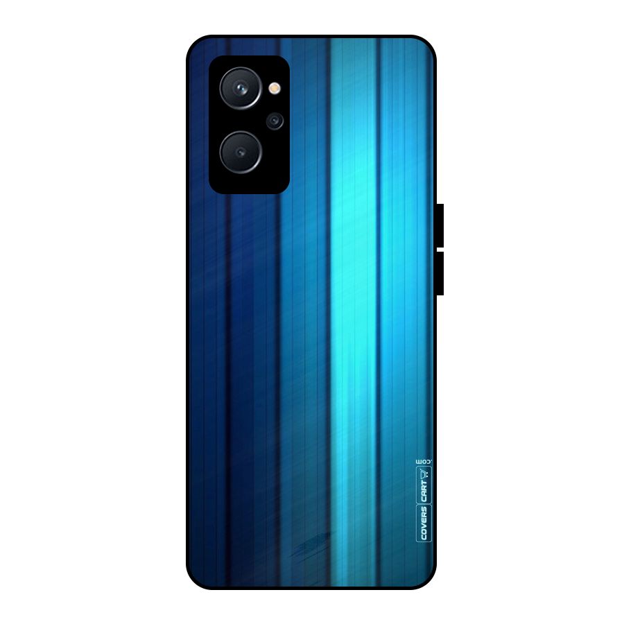 Blue Hues Metal Back Case for Realme 9i 5G