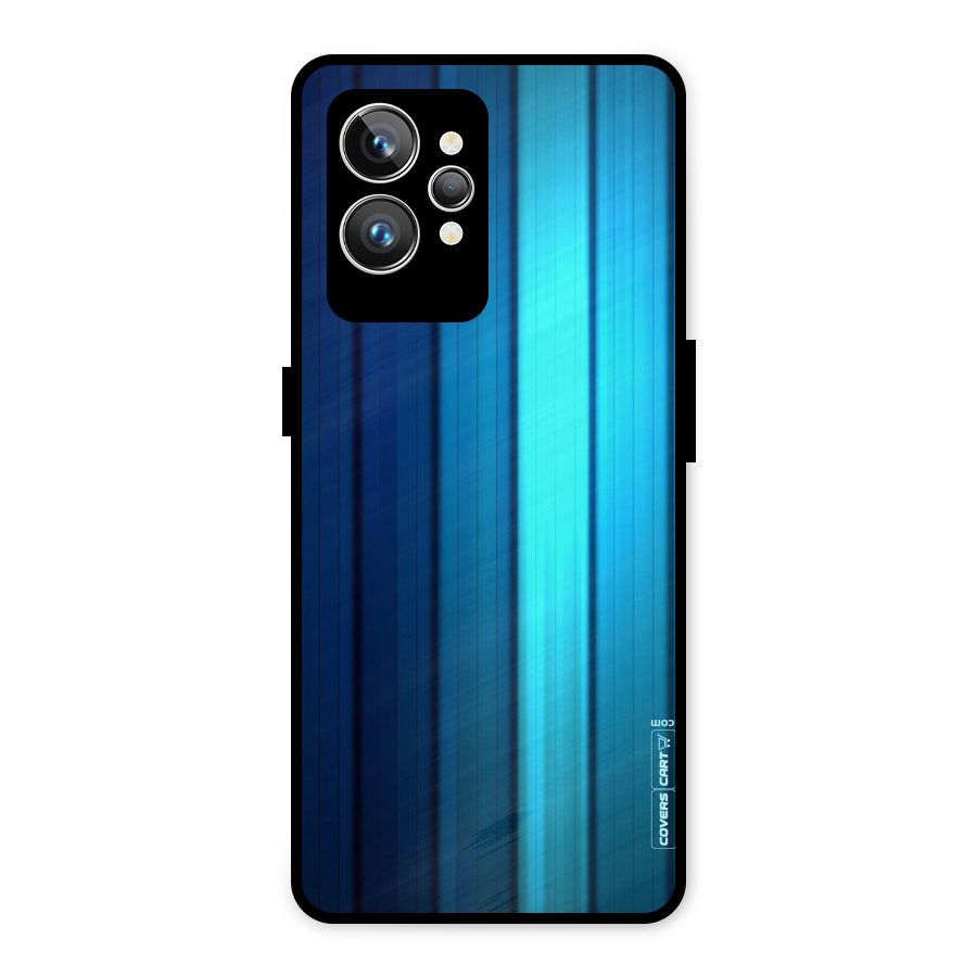 Blue Hues Metal Back Case for Realme GT2 Pro