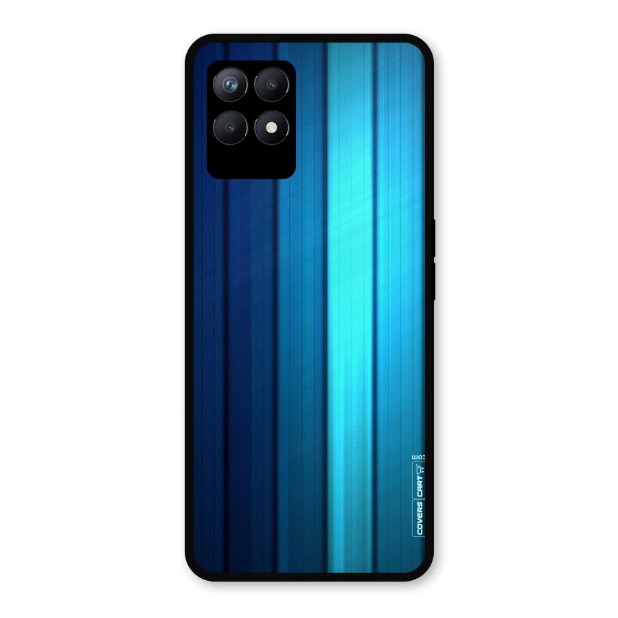 Blue Hues Metal Back Case for Realme Narzo 50