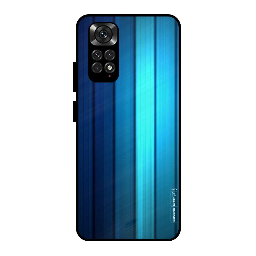 Blue Hues Metal Back Case for Redmi Note 11 Pro