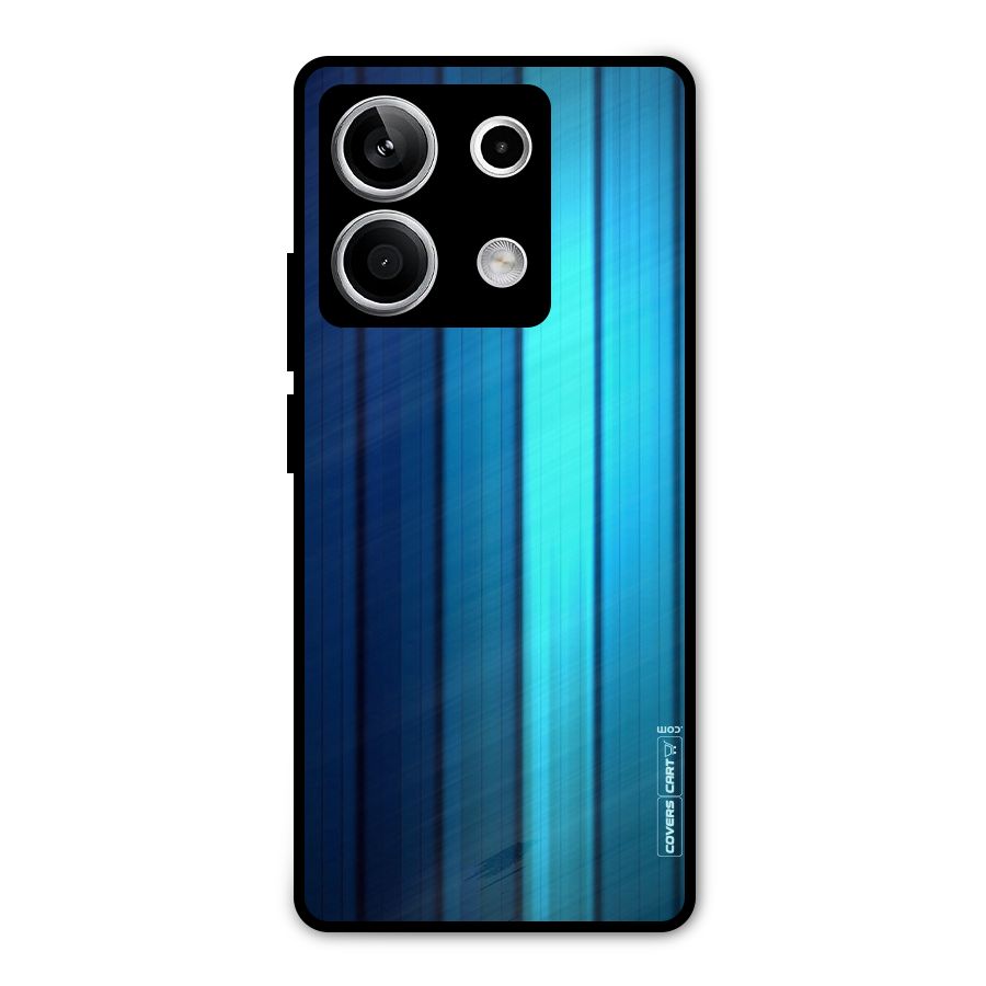 Blue Hues Metal Back Case for Redmi Note 13 5G