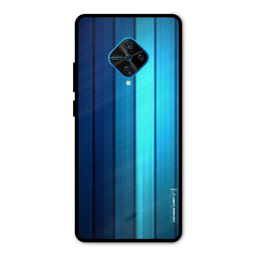 Blue Hues Metal Back Case for Vivo S1 Pro