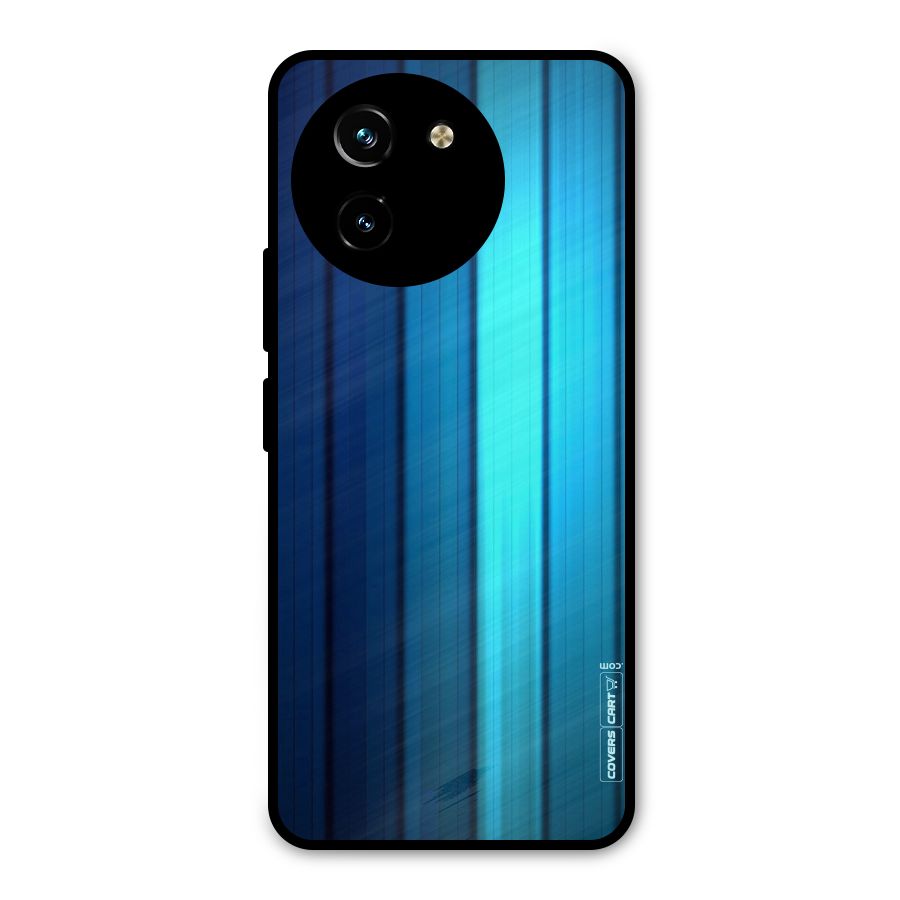Blue Hues Metal Back Case for Vivo T3x