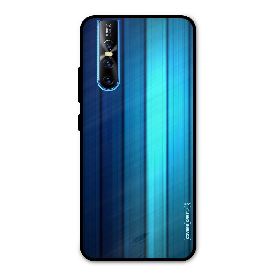 Blue Hues Metal Back Case for Vivo V15 Pro