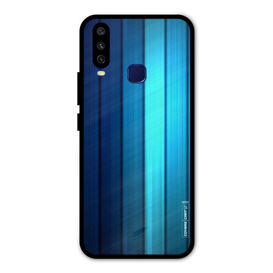 Blue Hues Metal Back Case for Vivo V17