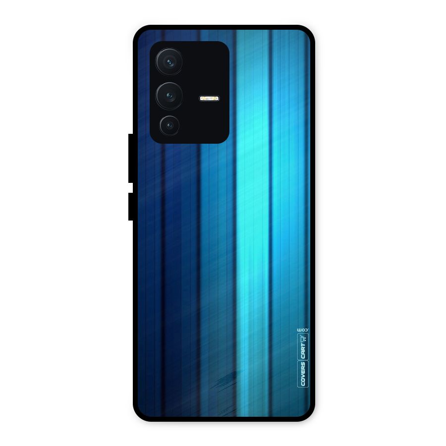 Blue Hues Metal Back Case for Vivo V23 5G