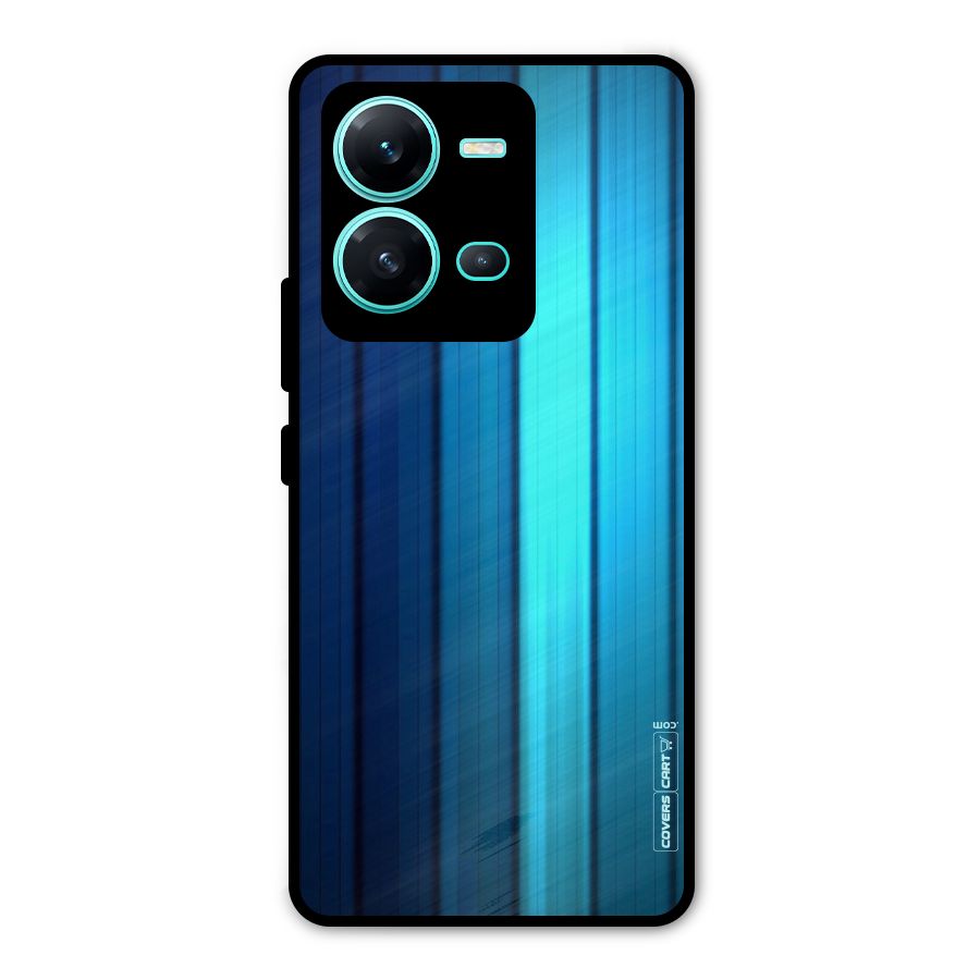 Blue Hues Metal Back Case for Vivo V25