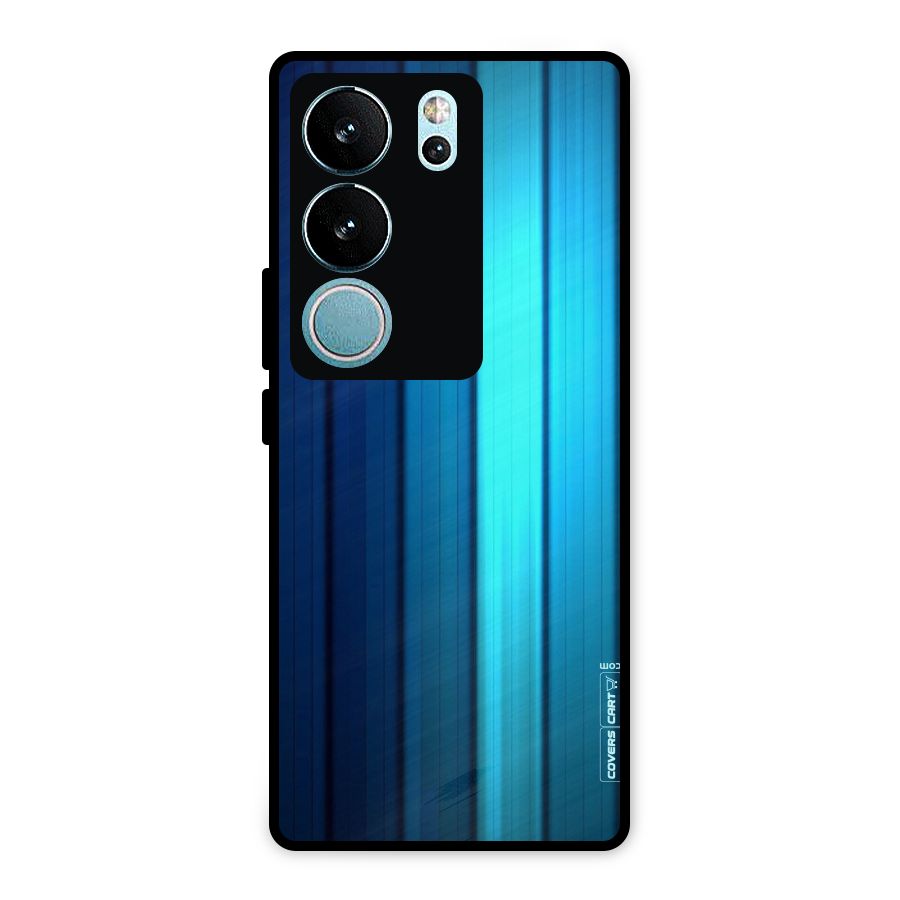 Blue Hues Metal Back Case for Vivo V29 Pro