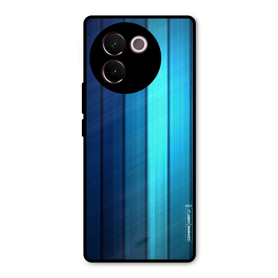 Blue Hues Metal Back Case for Vivo V30e