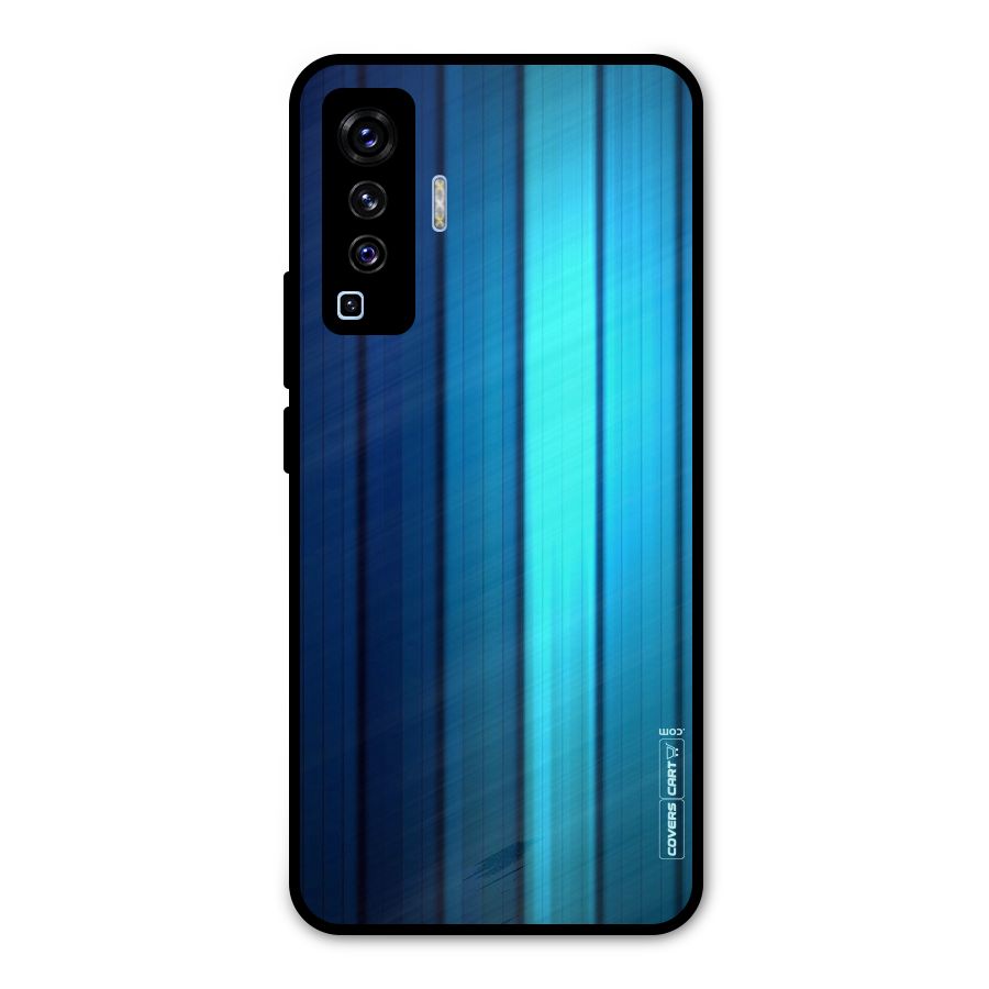 Blue Hues Metal Back Case for Vivo X50
