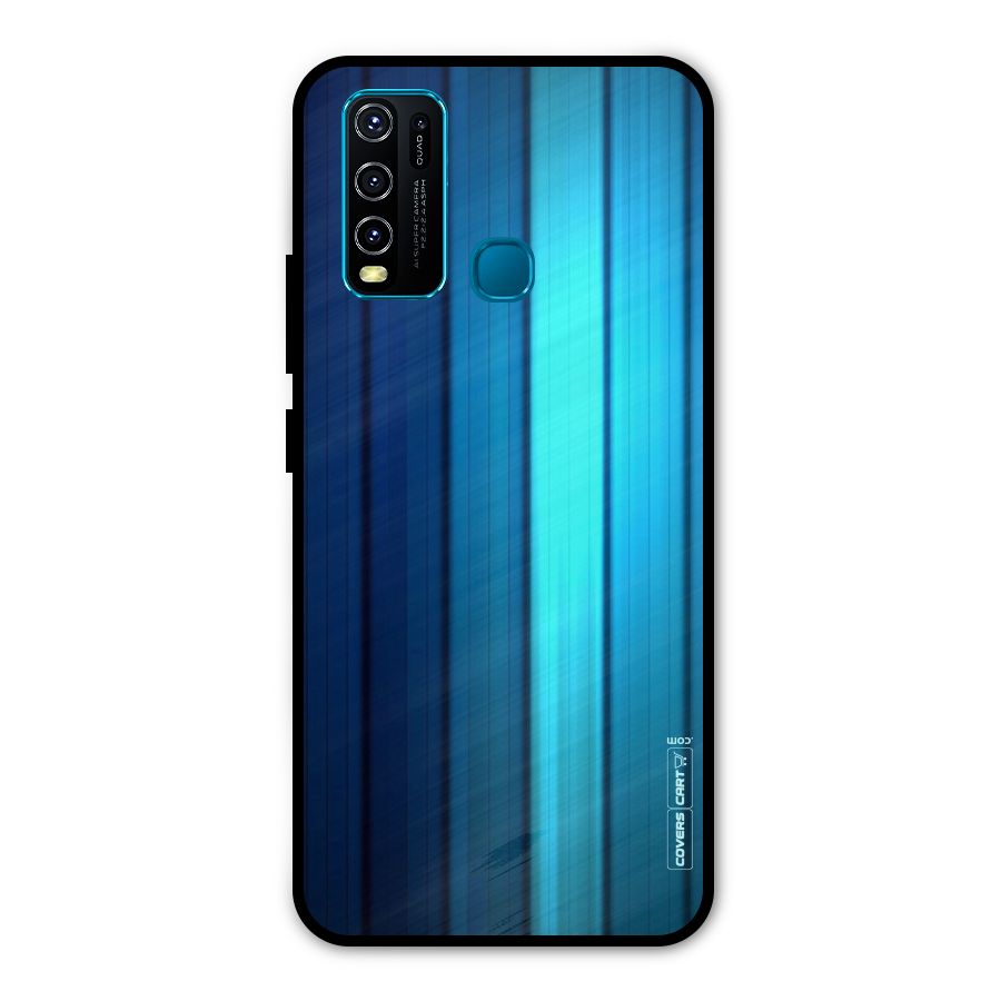 Blue Hues Metal Back Case for Vivo Y50