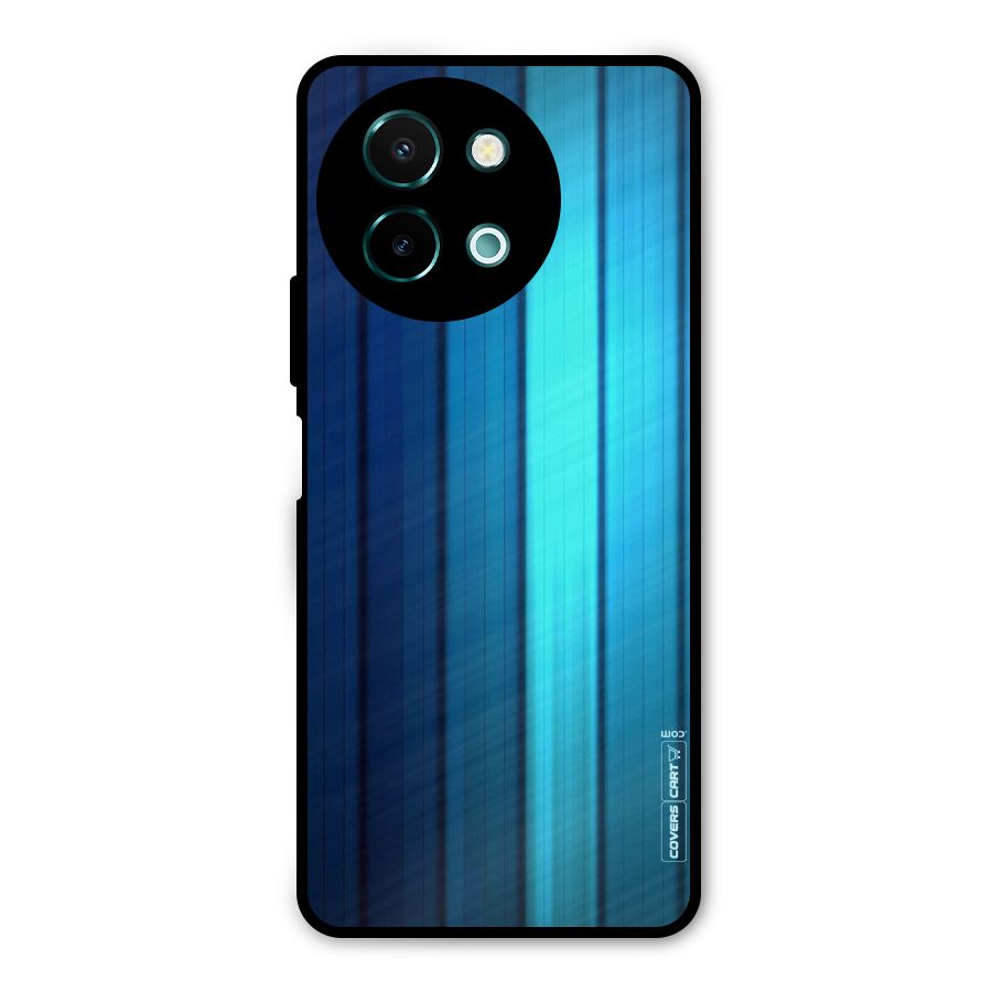 Blue Hues Metal Back Case for Vivo Y58