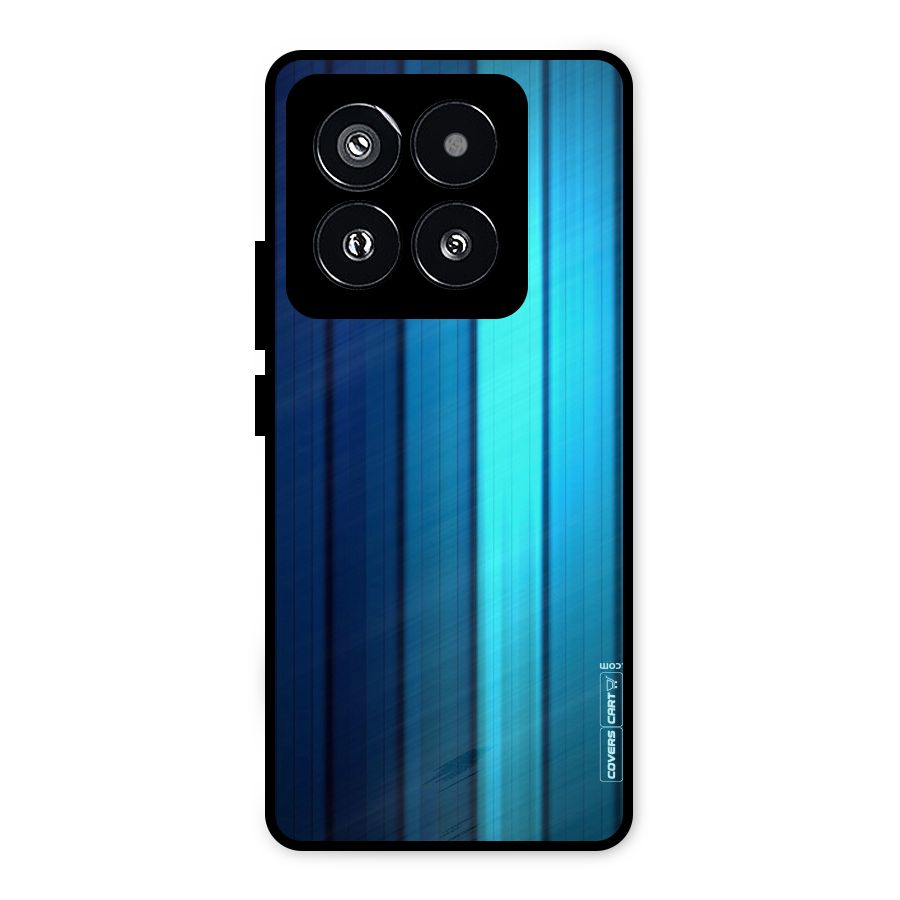 Blue Hues Metal Back Case for Xiaomi 14 Pro