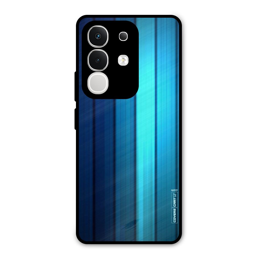 Blue Hues Metal Back Case for iQOO Z10x
