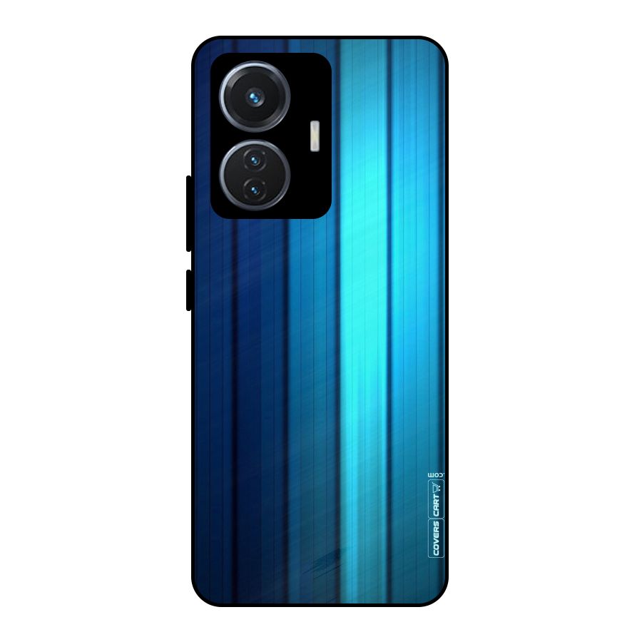 Blue Hues Metal Back Case for iQOO Z6 44W