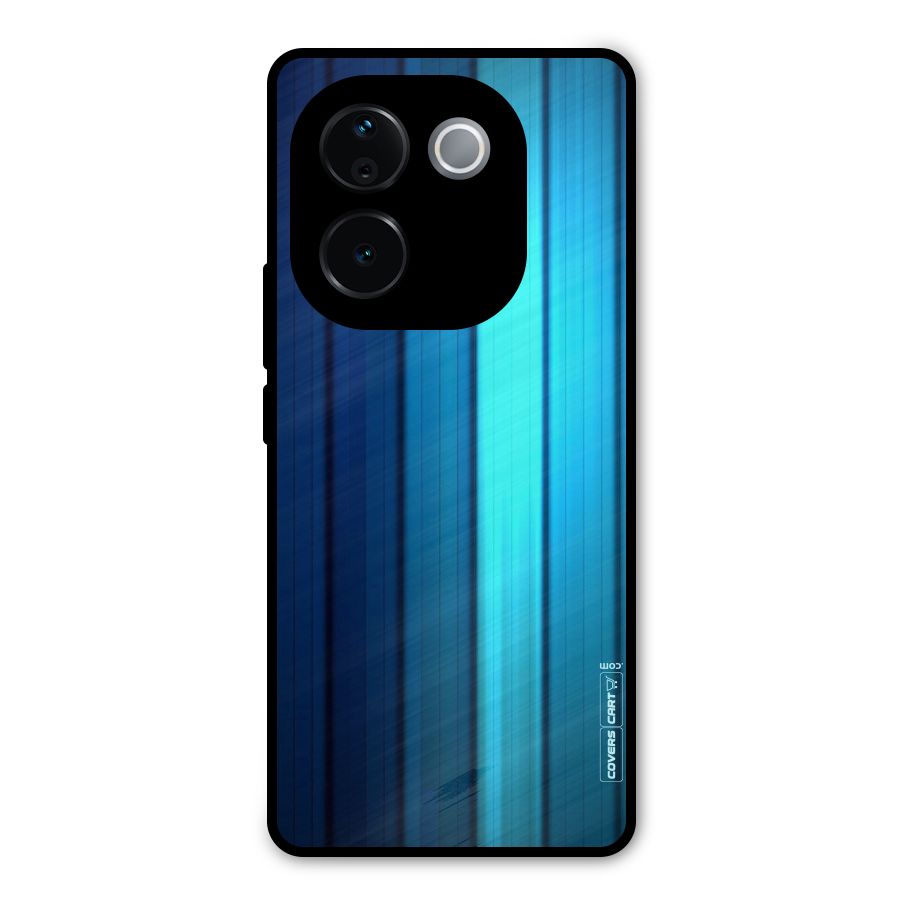 Blue Hues Metal Back Case for iQOO Z9s Pro