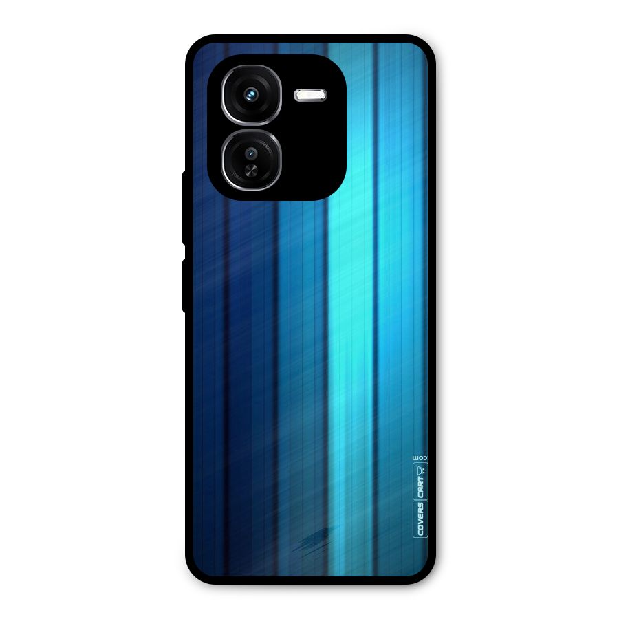 Blue Hues Metal Back Case for iQOO Z9x