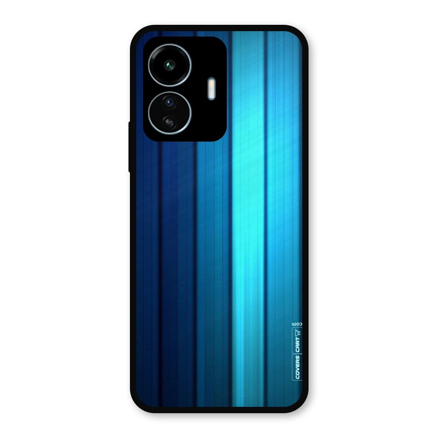 Blue Hues Metal Back Case for vivo iQOO Z6 Lite 5G