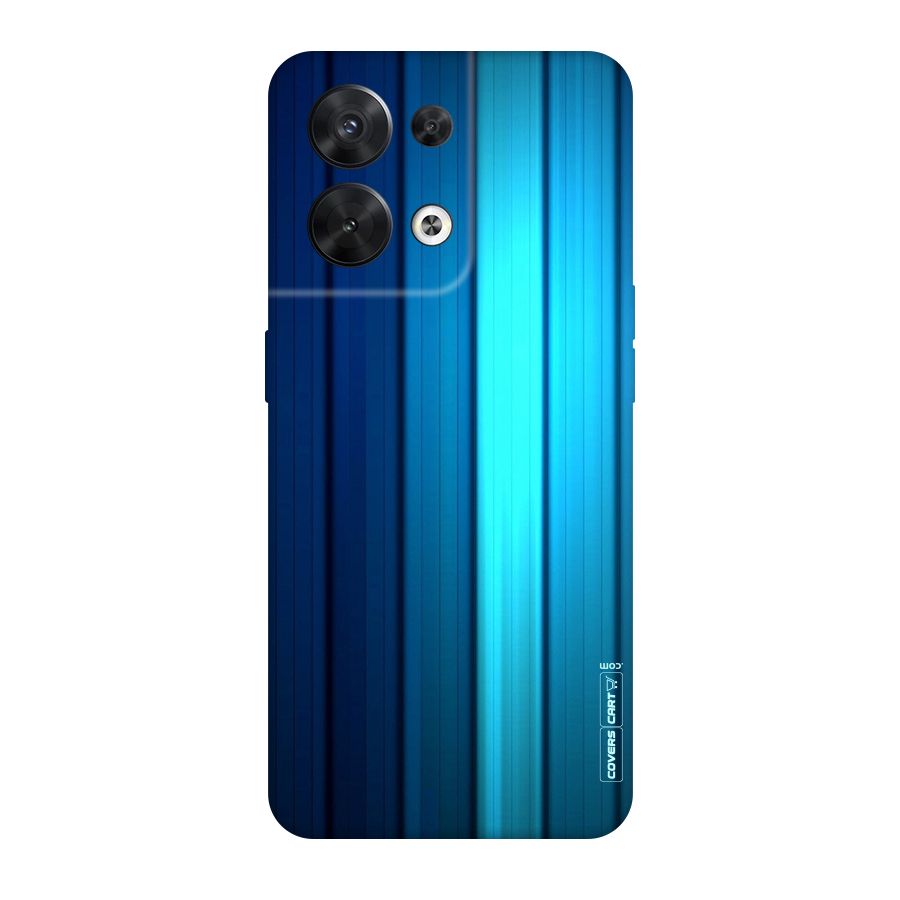 Blue Hues Original Polycarbonate Back Case for Oppo Reno8 5G