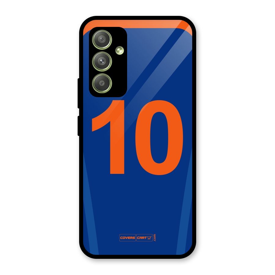 Blue Jersey Glass Back Case for Galaxy A54