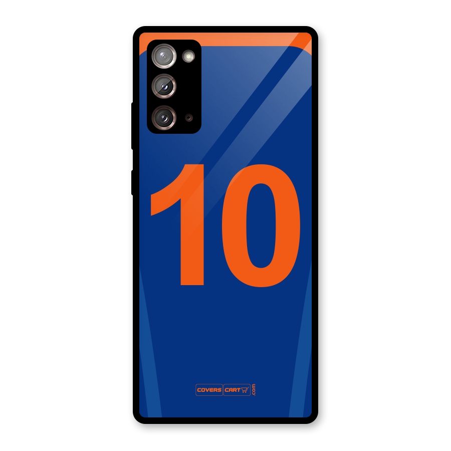 Blue Jersey Glass Back Case for Galaxy Note 20