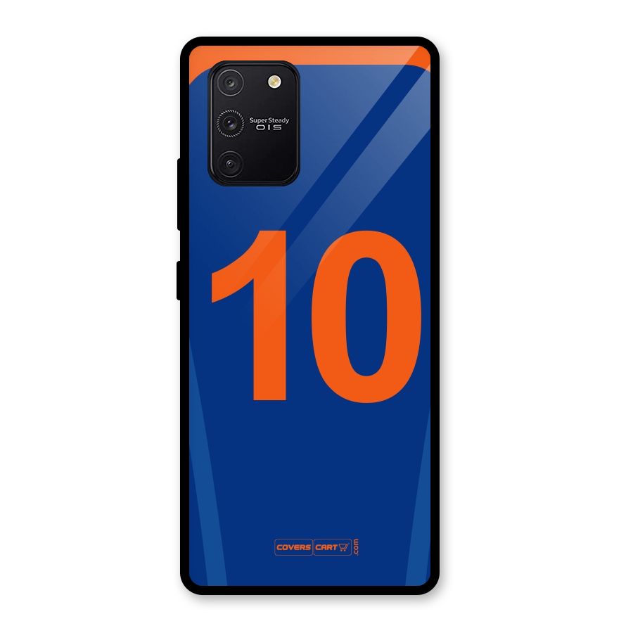 Blue Jersey Glass Back Case for Galaxy S10 Lite