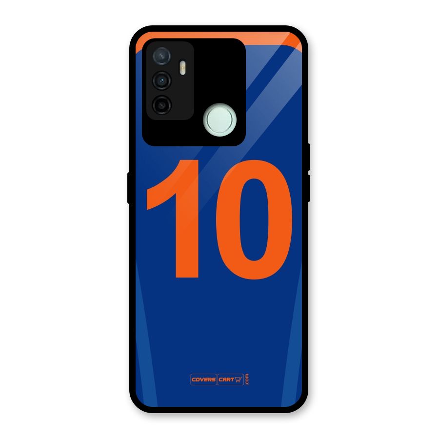 Blue Jersey Glass Back Case for Oppo A53