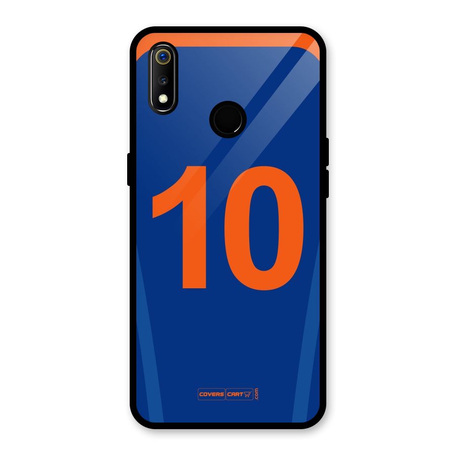 Blue Jersey Glass Back Case for Realme 3