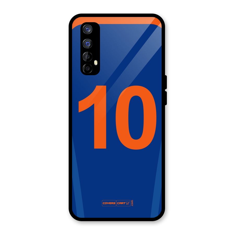 Blue Jersey Glass Back Case for Realme Narzo 20 Pro