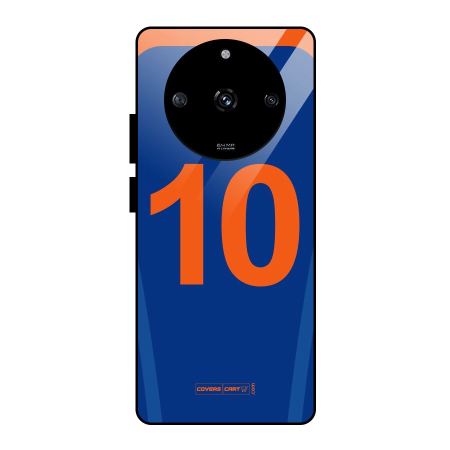 Blue Jersey Glass Back Case for Realme Narzo 60 5G