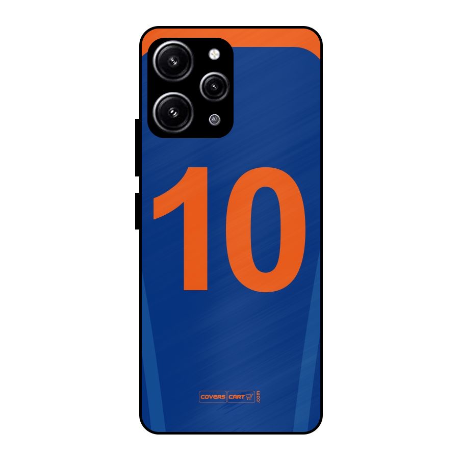 Blue Jersey Glass Back Case for Redmi 12 4G