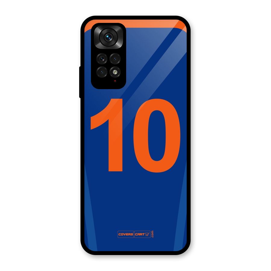 Blue Jersey Glass Back Case for Redmi Note 11S