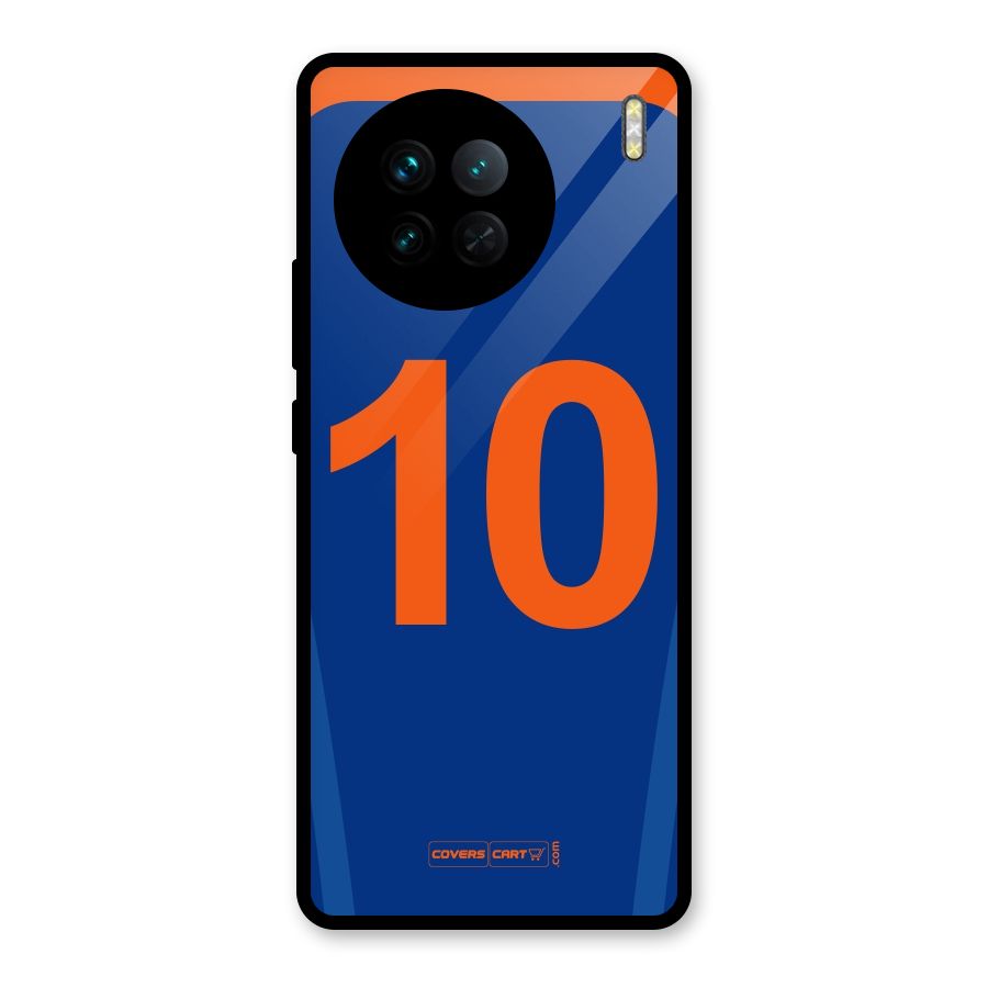 Blue Jersey Glass Back Case for Vivo X90