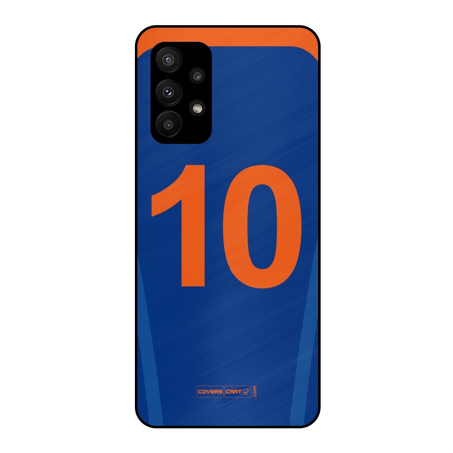 Blue Jersey Metal Back Case for Galaxy A23