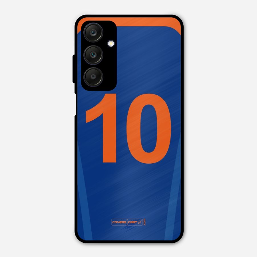 Blue Jersey Metal Back Case for Galaxy A25 5G