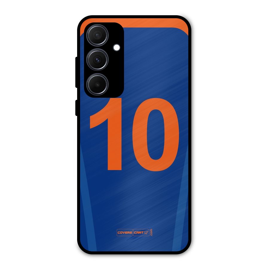 Blue Jersey Metal Back Case for Galaxy A35