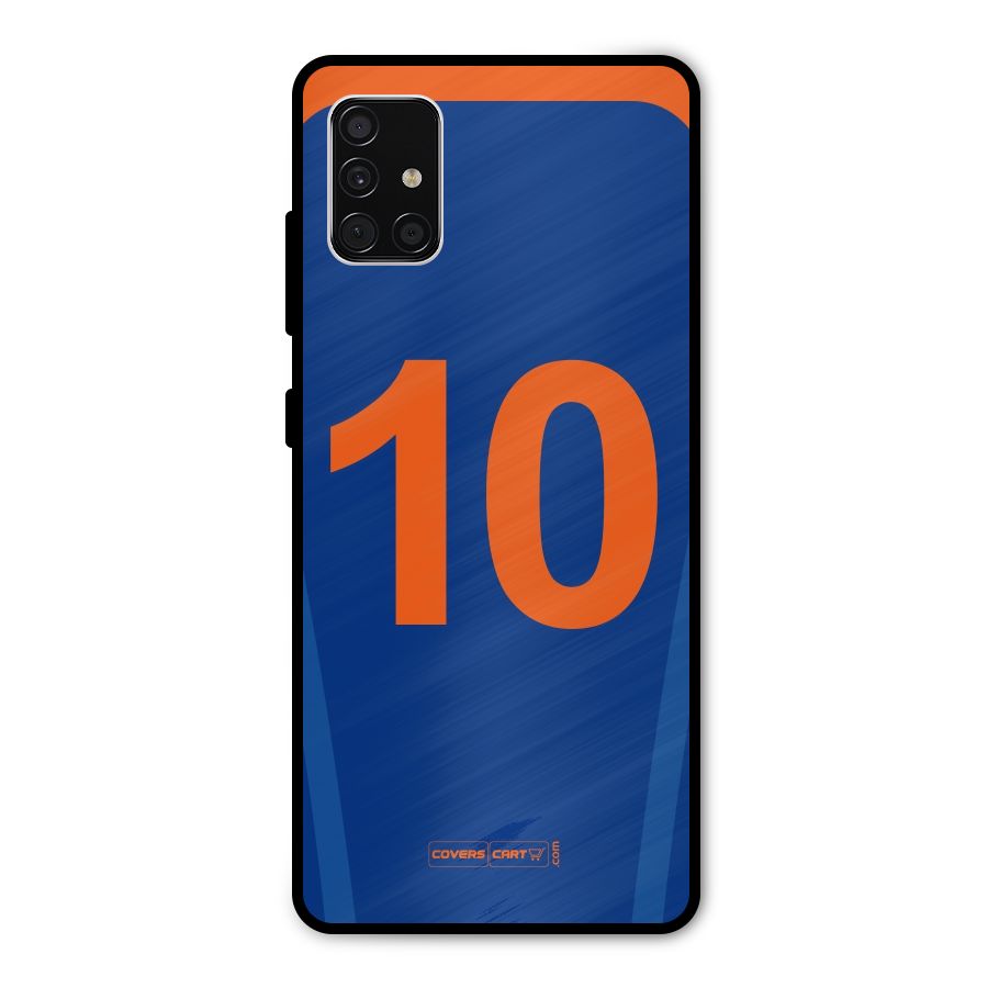 Blue Jersey Metal Back Case for Galaxy A51