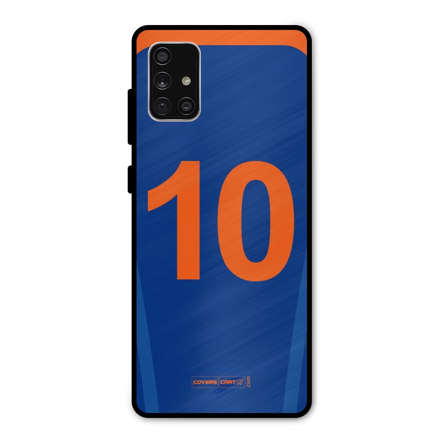 Blue Jersey Metal Back Case for Galaxy A71