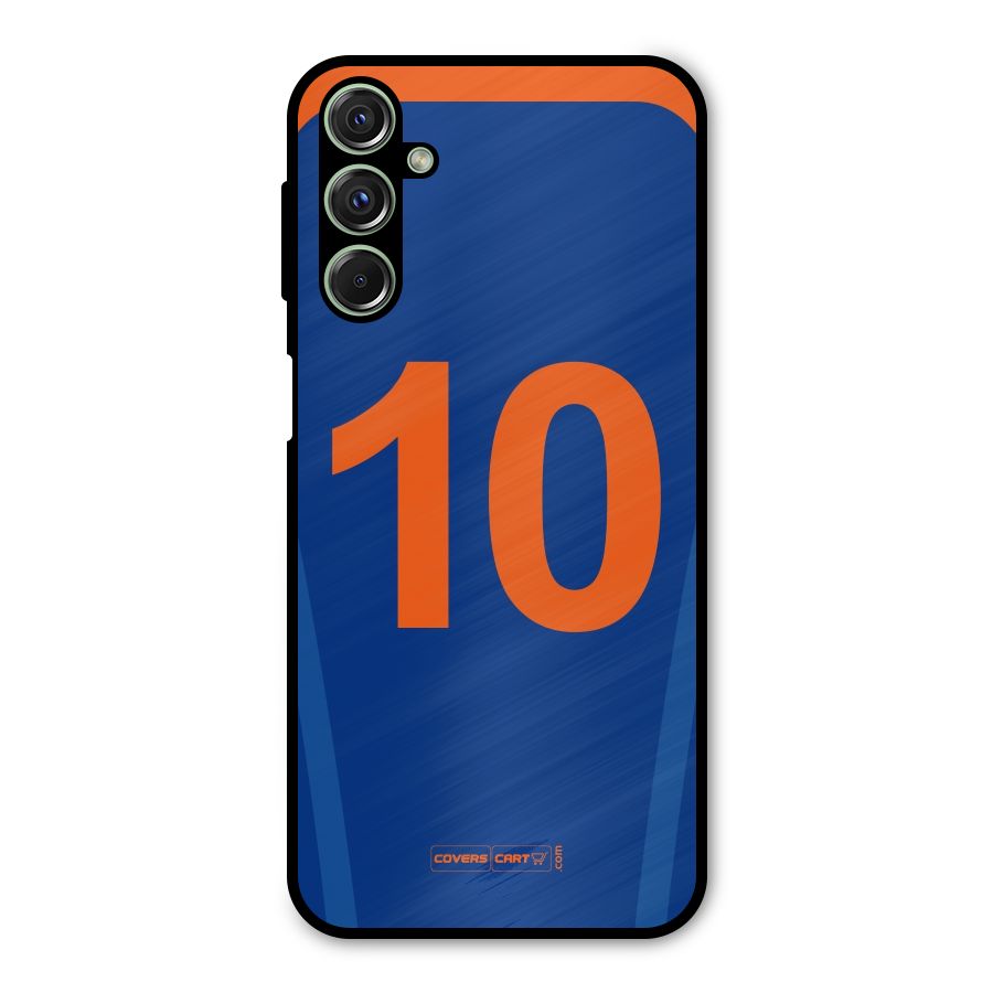 Blue Jersey Metal Back Case for Galaxy F34