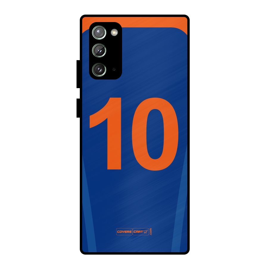 Blue Jersey Metal Back Case for Galaxy Note 20